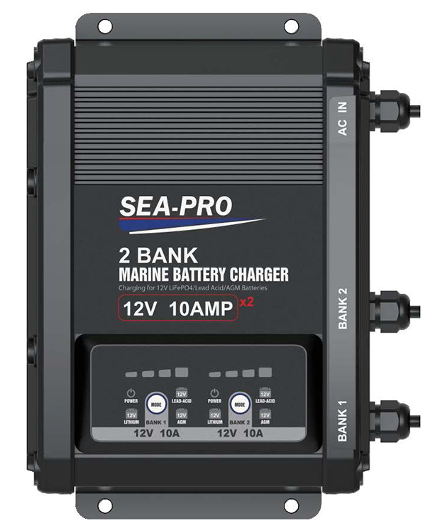Зарядное устройство TE4-0325F (2х12В AGM, LEAD-ACID, LiFePo4)