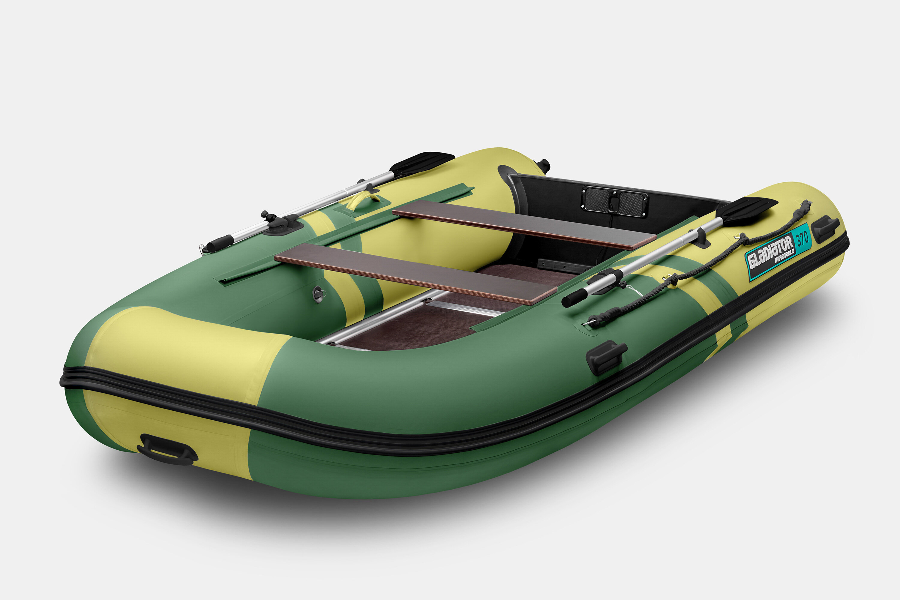 Надувная лодка GLADIATOR B370 зелено-оливковый (СПБ)