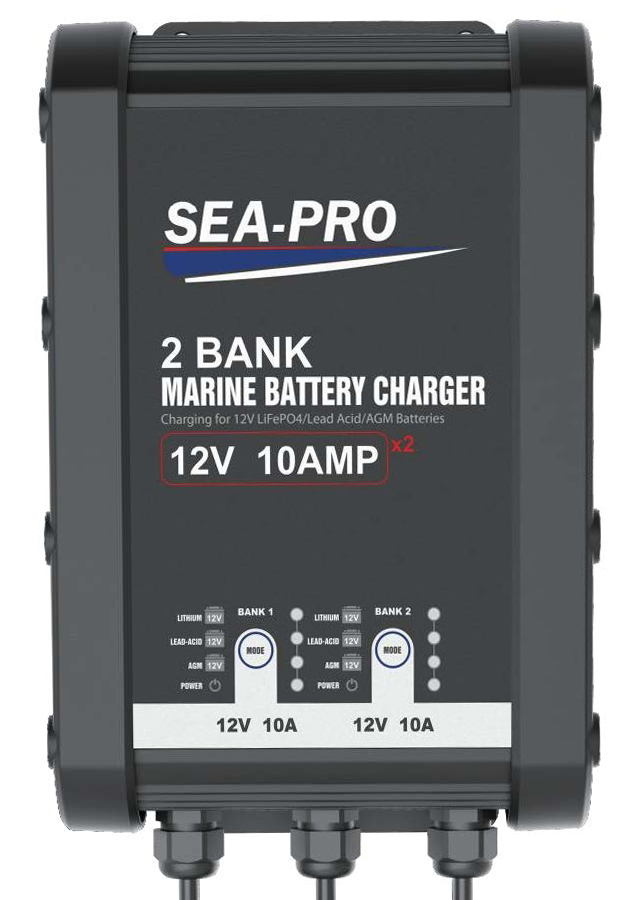 Зарядное устройство TE4-0333А (2х12В AGM, LEAD-ACID, LiFePo4- нижний выход)