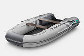 Надувная лодка (НДНД) GLADIATOR E350S светло-темносерый (СПБ)