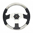 Рулевое колесо «thunder», серебристые спицы / серебристо-черный обод.