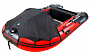 Надувная лодка GLADIATOR D470AL красно-черный Надувная лодка GLADIATOR D470AL красно-черный